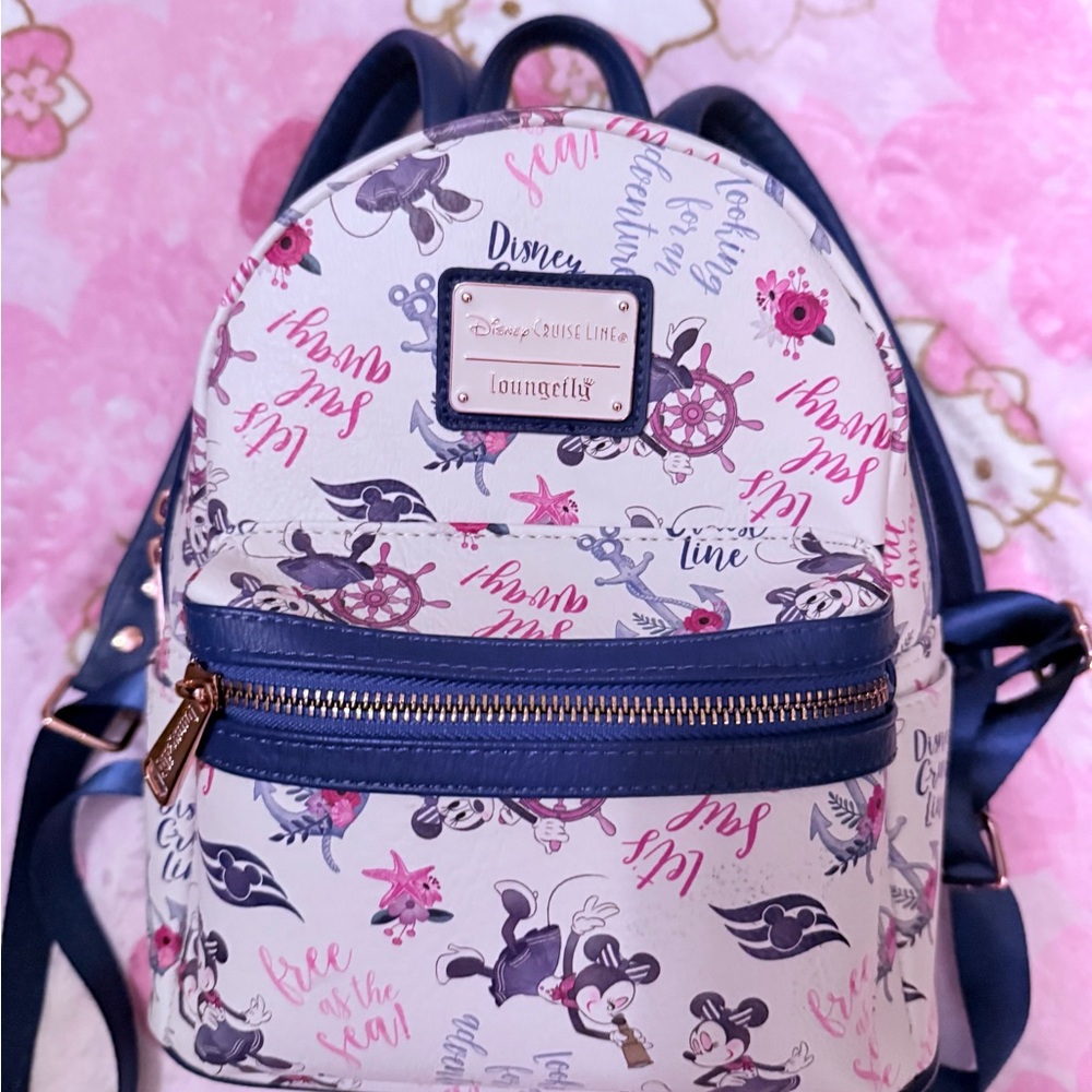 Disney Cruiseline Free as the Sea Loungefly Backpack - Picture 6 of 6